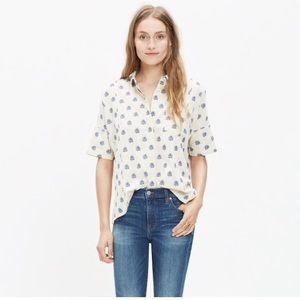 Madewell Academie Short in Floral Weave size XS